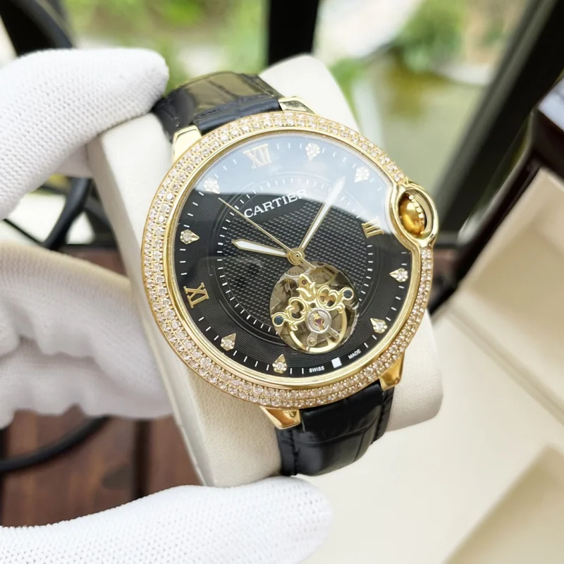 Cartierバロンブルー コピートゥールビヨン自動巻き 279450 安心安全[4]