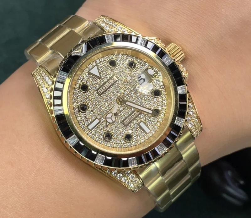 [満天の星] 激安ロレックス サブマリーナー 最高級の天然サファイア124060-10