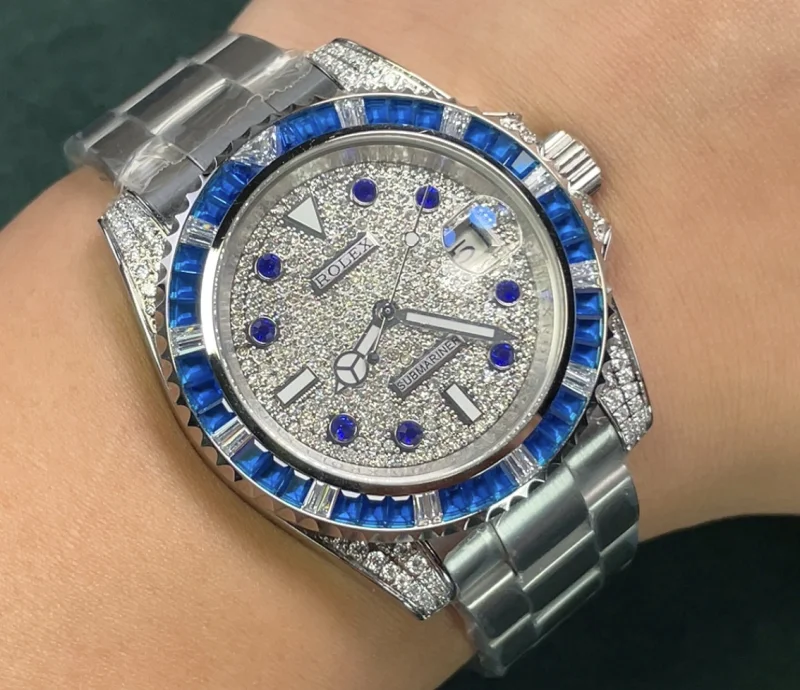 [満天の星] 激安ロレックス サブマリーナー 最高級の天然サファイア124060-10[8]