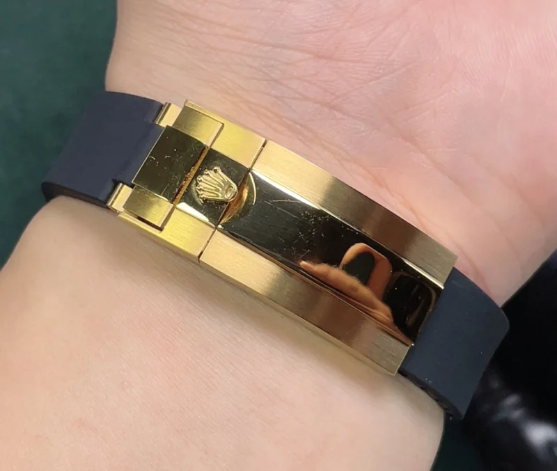 ブランド ロレックス サブマリーナー ラバーストラップ 高級の天然サファイア124060-12[3]