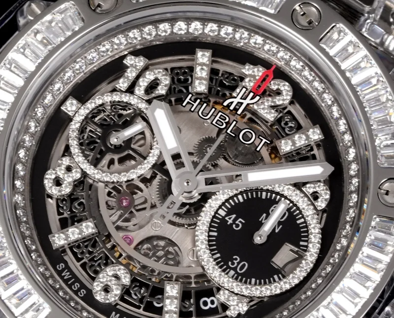 ウブロ スーパーコピー時計 ビッグバン スケルトンレイアウト トランスペアレントケース 411.JX.4802.RT[3]