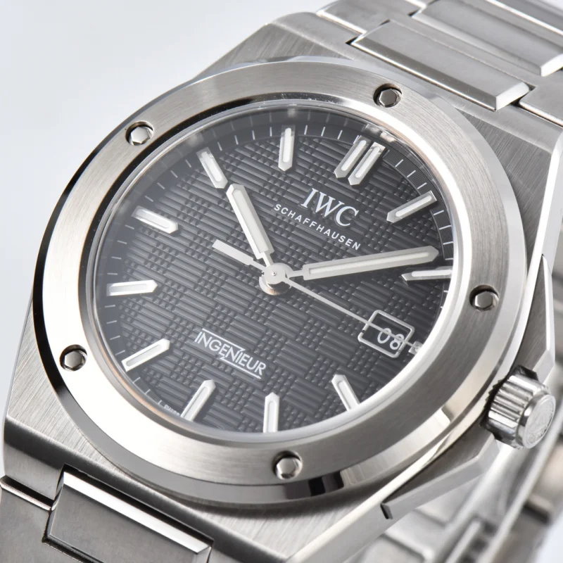 高級時計IWC インヂュニア スティール 40mm ブラックダイヤルIW182692[8]