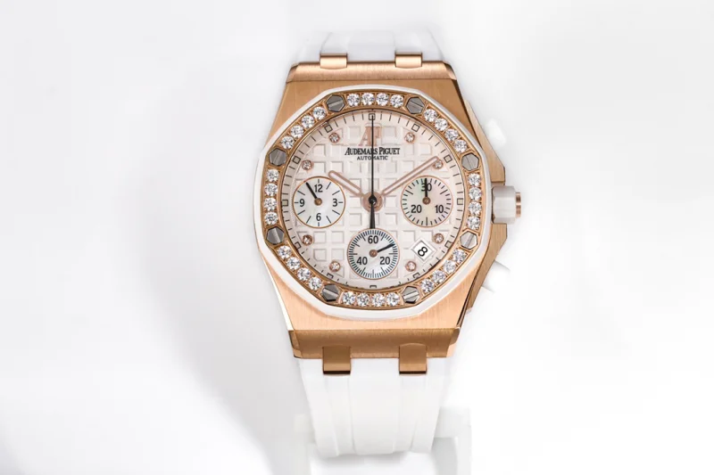 オーデマピゲ レディース ブランド ロイヤル オーク オフショア 37 クロノグラフ メカニカル 26048-A[3]