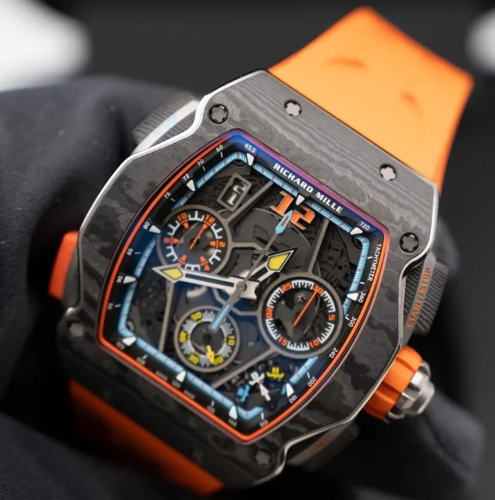 ブランド リシャールミル RM65-01 サファイアガラ 自動巻きクロノグラフ