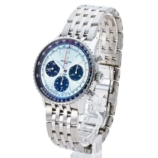紳士ブライトリングスーパーコピー時計 ナビタイマー1 B01 クロノグラフ 41 AB0139241C2A1 アイスブルー[1]