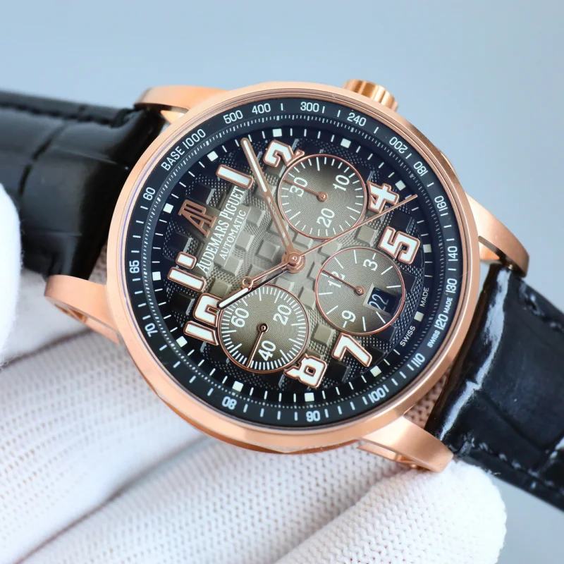 オーデマピゲスーパーコピーローズゴールド 41mm クロノグラフ メカニカル26048-H03[3]