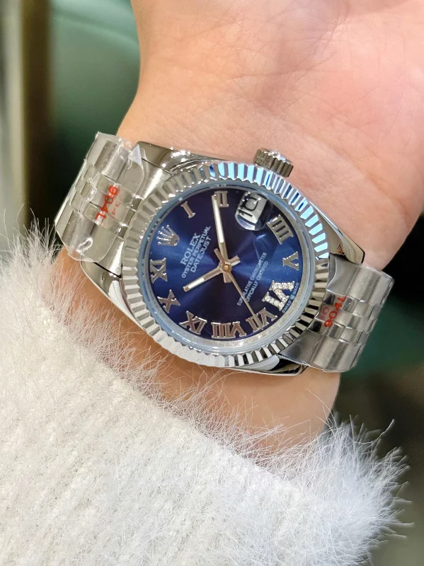 ロレックスROLEX デイトジャスト超人気 ブルー レディース新作M692301-2[4]