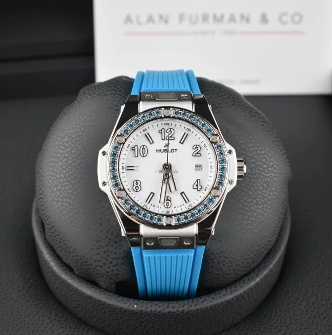 485.SL.2210.RX.1207 ウブロスーパーコピー時計ワンクリック ジョイフル スチール スカイブルー[1]