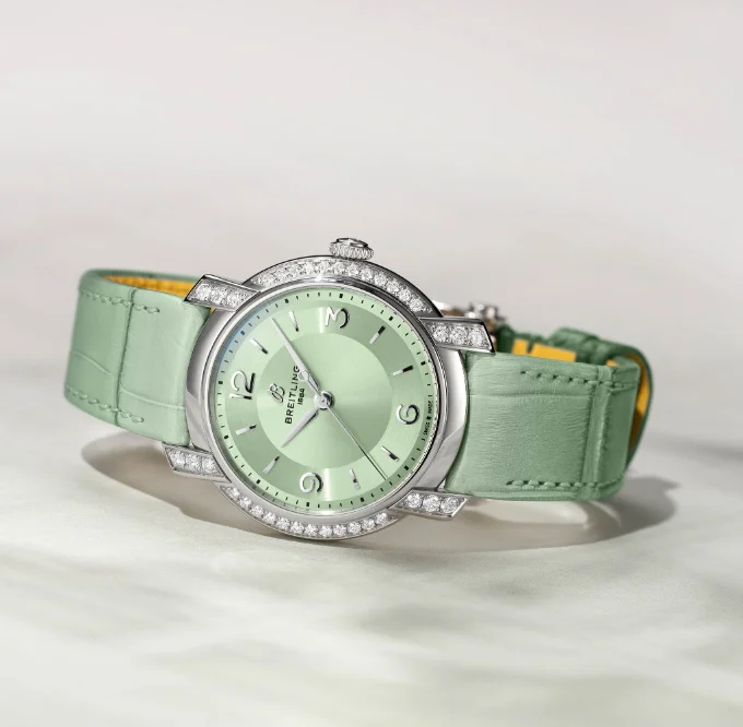 最高級 BREITLING グリーン レディ プレミエ オートマチックA10310671L1P1[1]