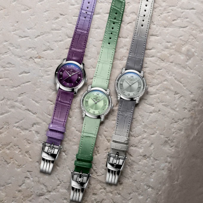 最高級 BREITLING グリーン レディ プレミエ オートマチックA10310671L1P1[2]