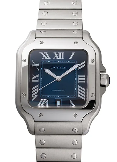 最安値カルティエ サントス ドゥ ブルー カルティエ通販 LM WSSA0071