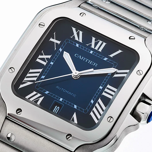 最安値カルティエ サントス ドゥ ブルー カルティエ通販 LM WSSA0071[1]