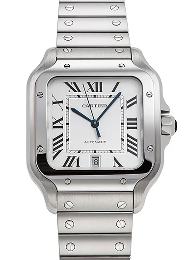 カルティエコピー時計旗艦店 WSSA0018 サントス ドゥ シルバー メンズ 新作掲載
