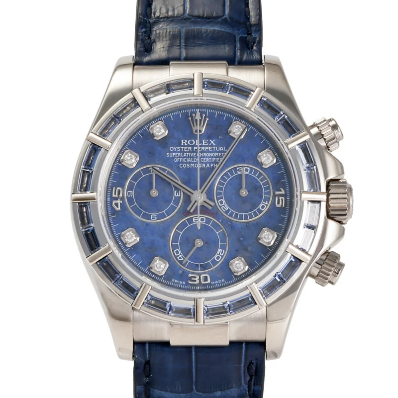ロレックスコスモグラフ デイトナコピー時計 116589SACI ブルー贈り物に最適