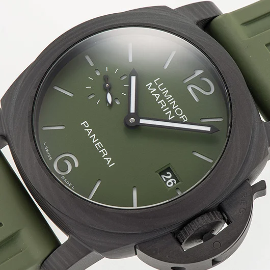 グリーン パネライ ルミノール クアランタ 40mm 自動巻き PAM01526 [1]