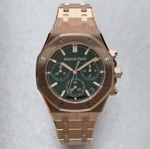 相当安値スーパーコピーオーデマピゲ ロイヤルオーク クロノグラフ グリーン 26240OR.OO.1320OR.08