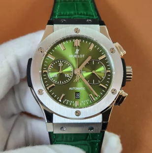 ウブロ格安 521.NX.8970.LR クラシック フュージョン チタニウム グリーン 45mm 動作良好