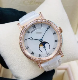 迅速な発送 ブレゲ コピー 時計 クラシック ムーンフェイズ レディ 9088BR/52/964/DD0D