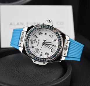 485.SL.2210.RX.1207 ウブロスーパーコピー時計ワンクリック ジョイフル スチール スカイブルー