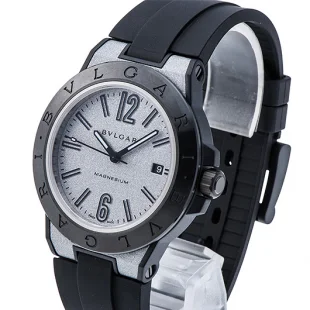 ブルガリ ディアゴノ 激安腕時計 マグネシウム DG41C6SMCVD シルバー