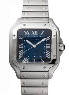 最安値カルティエ サントス ドゥ ブルー カルティエ通販 LM WSSA0071