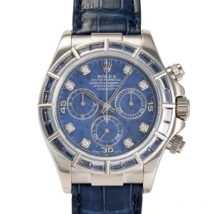 ロレックスコスモグラフ デイトナコピー時計 116589SACI ブルー贈り物に最適