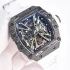 最高リシャール・ミルコピー RM12-01 トゥールビヨン カーボンファイバーとクォーツファイバー (2)