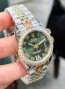 グリーンダイヤル コピー時計ロレックス デイトジャスト レディースM692301-3 (3)