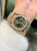 グリーンダイヤル コピー時計ロレックス デイトジャスト レディースM692301-3 (7)