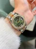 グリーンダイヤル コピー時計ロレックス デイトジャスト レディースM692301-3 (8)
