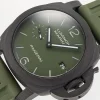 グリーン パネライ ルミノール クアランタ 40mm 自動巻き PAM01526 (2)