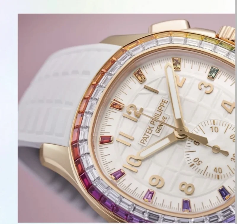 パテックフィリップ アクアノート偽物 ルーチェ 7968792 「レインボー」 クロノグラフ[3]