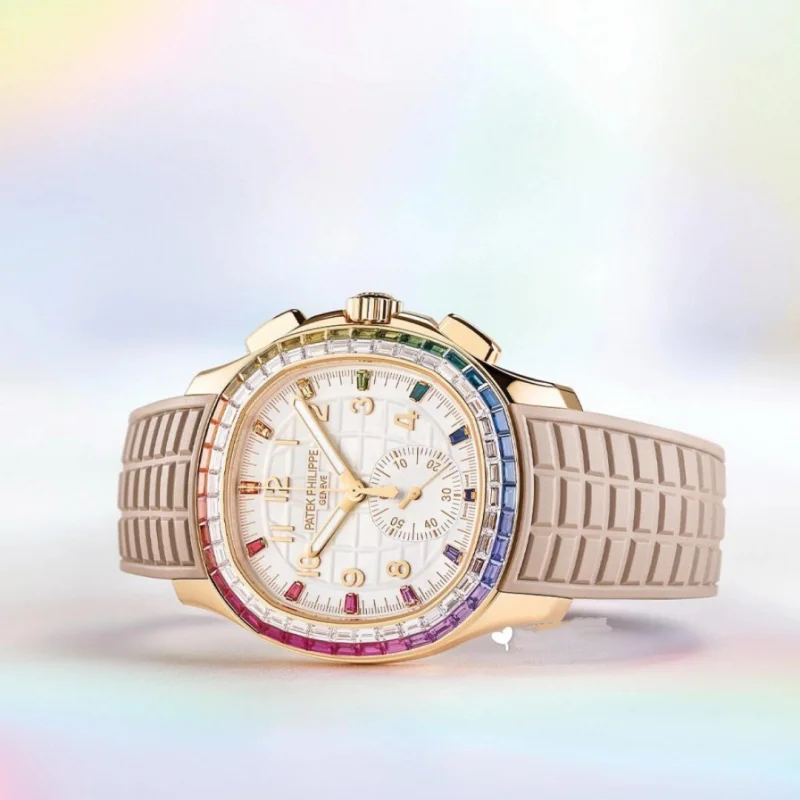 パテックフィリップ アクアノート偽物 ルーチェ 7968792 「レインボー」 クロノグラフ[4]
