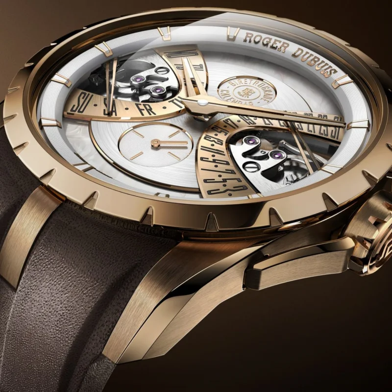 ロジェデュブイ 良好 エクスカリバー モノバランシエ バイレトログラード カレンダー DBEX1179[2]