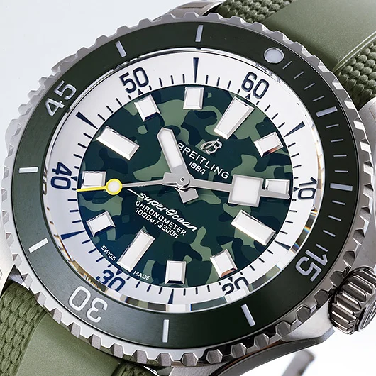 グリーン ブライトリング スーパーオーシャン通販 オートマティック46 スーパーダイバー E10379D31L1S1[1]