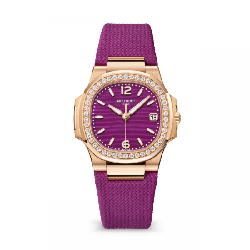 7010R-013 パテックフィリップノーチラス レディース クォーツ ローズゴールド