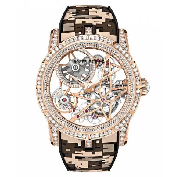 ロジェ・デュブイRDDBEX0937スーパーコピー時計エクスカリバー オートマティック スケルトン 