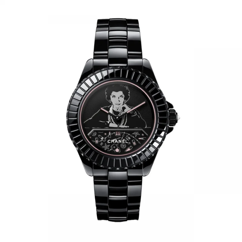 シャネルレプリカ腕時計 マドモアゼル J12 BLUSH キャリバー 12.1 38mm H10313