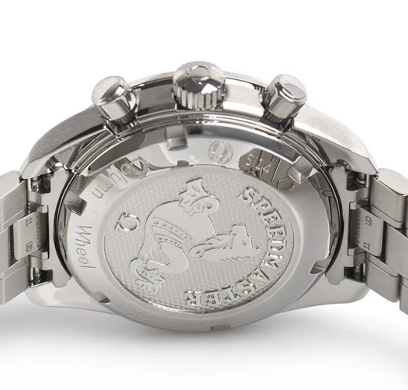 オメガ スピードマスター 自動巻き ブルー ステンレス ボーイズ 324.30.38.50.03.001[3]