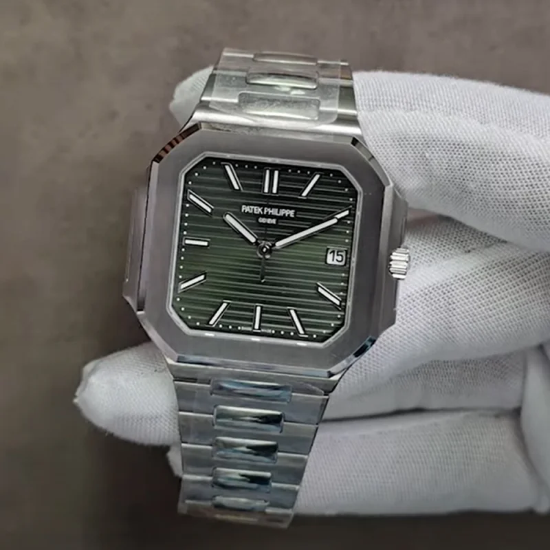 緑色 パテックフィリップ キュビタスコピー5821/1A/001 Cal.26-330 S Cムーブメント[1]