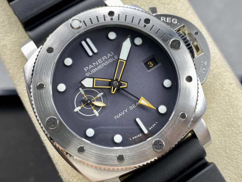 VS工場出品 パネライ サブマーシブル Gmt ネイビーシールズ PAM01323[1]