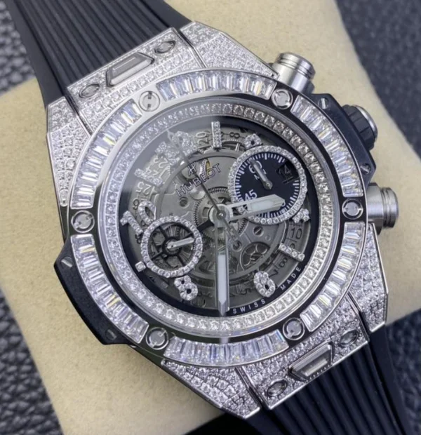 HB工場ウブロ ビッグバンチタニウム ジュエリ 44ｍｍ 1280ムーブメント421.NX.1170.RX.0904[2]