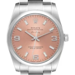 ロレックス エアキング 114200 ピンク 時計 コピー