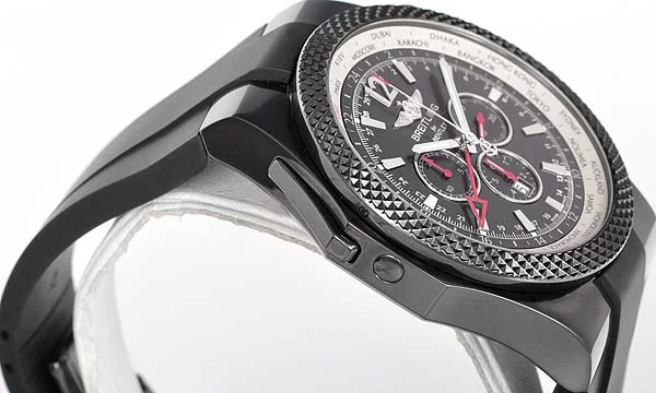 (BREITLING)腕時計ブライトリング 人気 コピー ベントレーGMT ミッドナイト?カーボン M476B19GRB