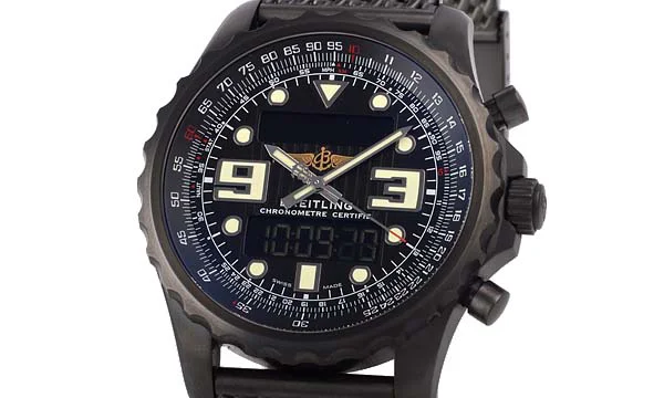 (BREITLING)ブライトリング クロノスペース 偽物 ブラックスチール A785B26ACB