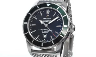  ブライトリング 人気 計 スーパーオーシャンヘリテージ46 グリーンエディション A172BGROCA コピー 腕時計