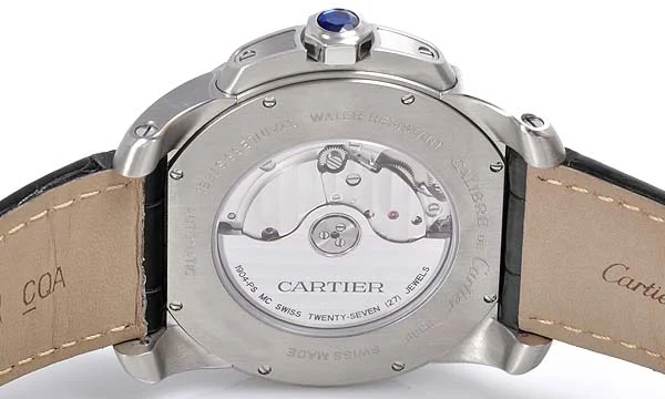 カルティエ時計ブランド 店舗 激安 カリブル　ドゥ　黒ストラップ W7100037