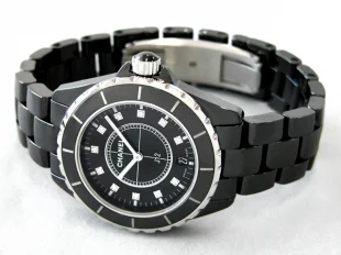 シャネル J12 38mm　セラミック　11Pダイヤ H2124 時計
