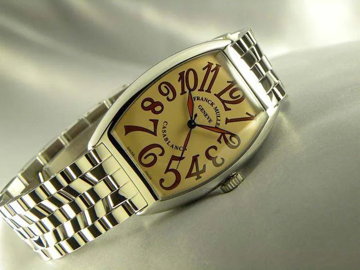 FRANCK MULLER フランクミュラー 時計 偽物 カサブランカ サハラ サーモンピンク 6850SAHA