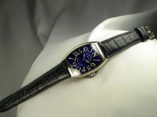  フランクミュラー クレイジーアワーズ ブルーダイヤル 7851CH コピー 腕時計